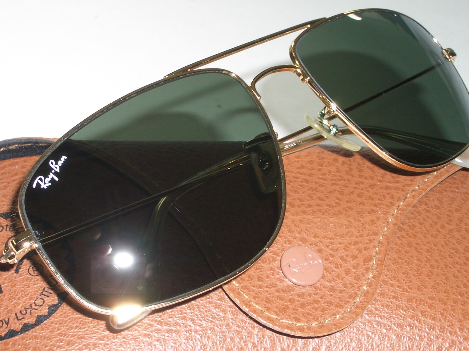 58[]16mm RAY-BAN ITALY RB3145 GEP G15 UV CRYSTAL EXPLORER AVIATOR SUNGLASSES