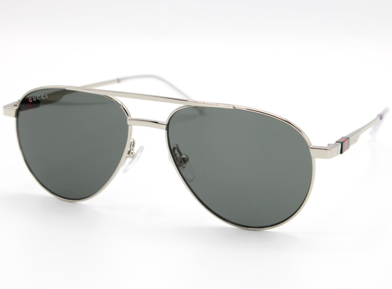 GUCCI GG1679S-001 48mm Aviator Grey Tinted Sunglasses