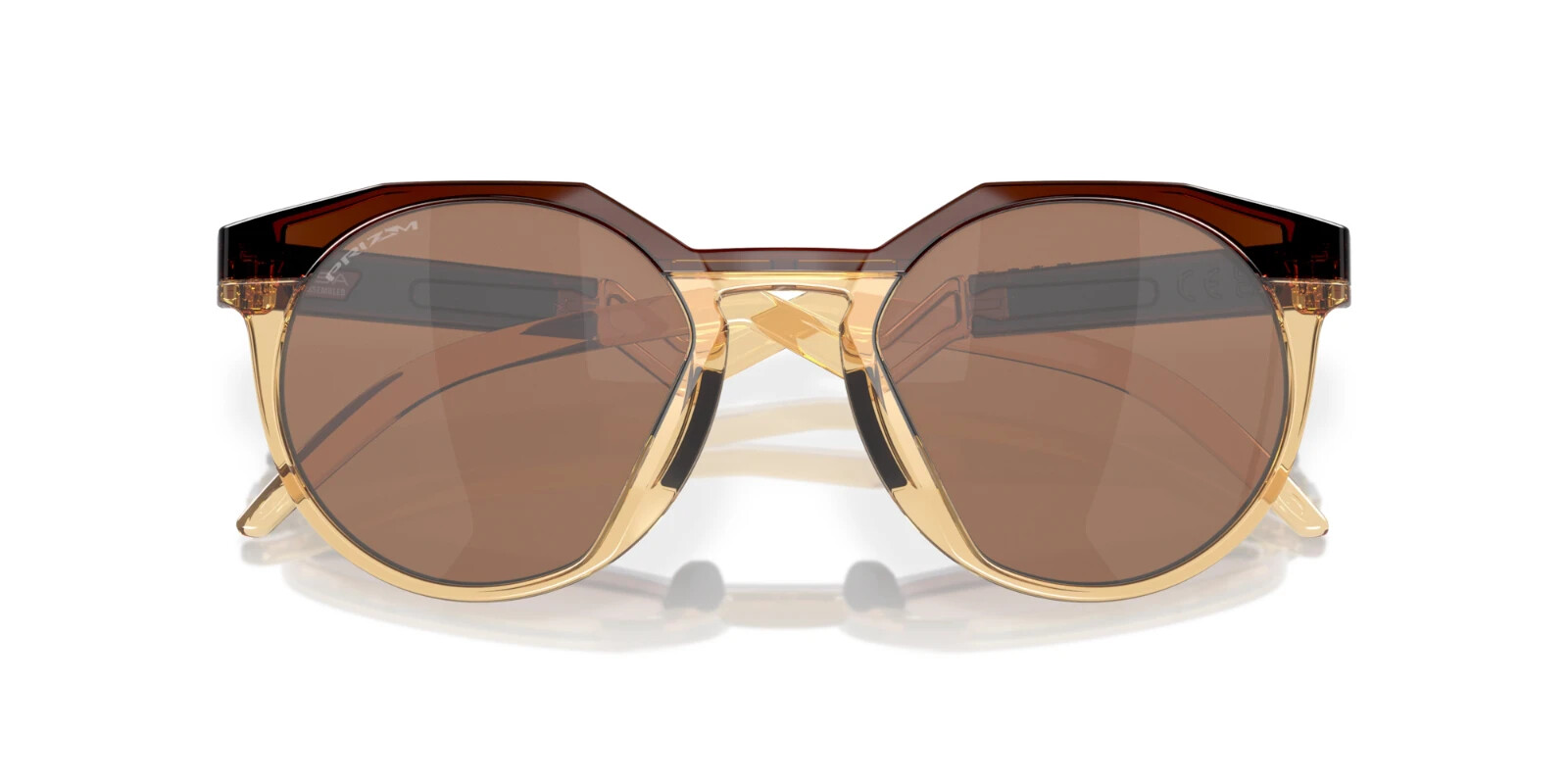 Oakley HSTN Mbappé Sunglasses OO9242-0752 Dark Amber W/ PRIZM Tungsten Lens