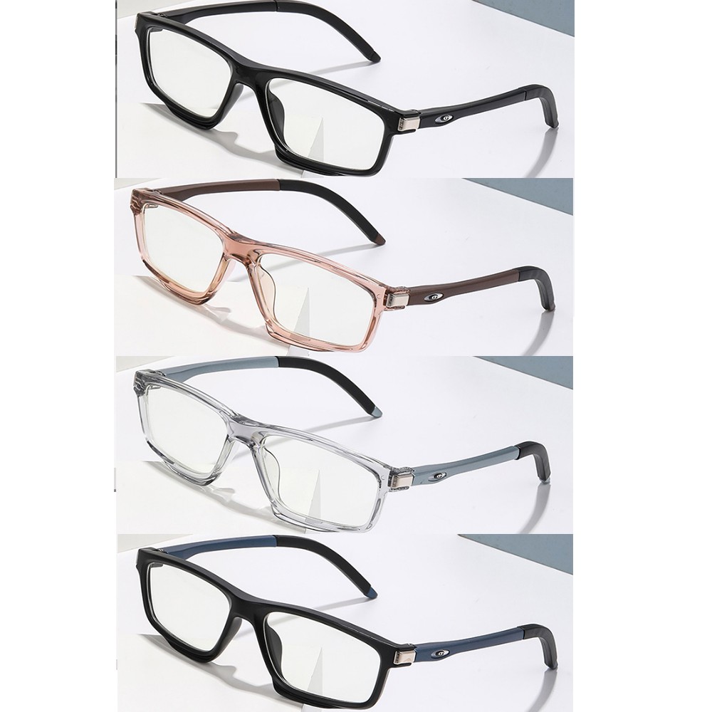 3PK Men Women Metal Business Myopia Glasses Full Frame Sunglasses 0.5-4.0