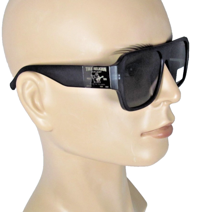 TRUE RELIGION Mens Matte Blue Translucent WORLD TOUR Sunglasses TRM1872-9JS-G15