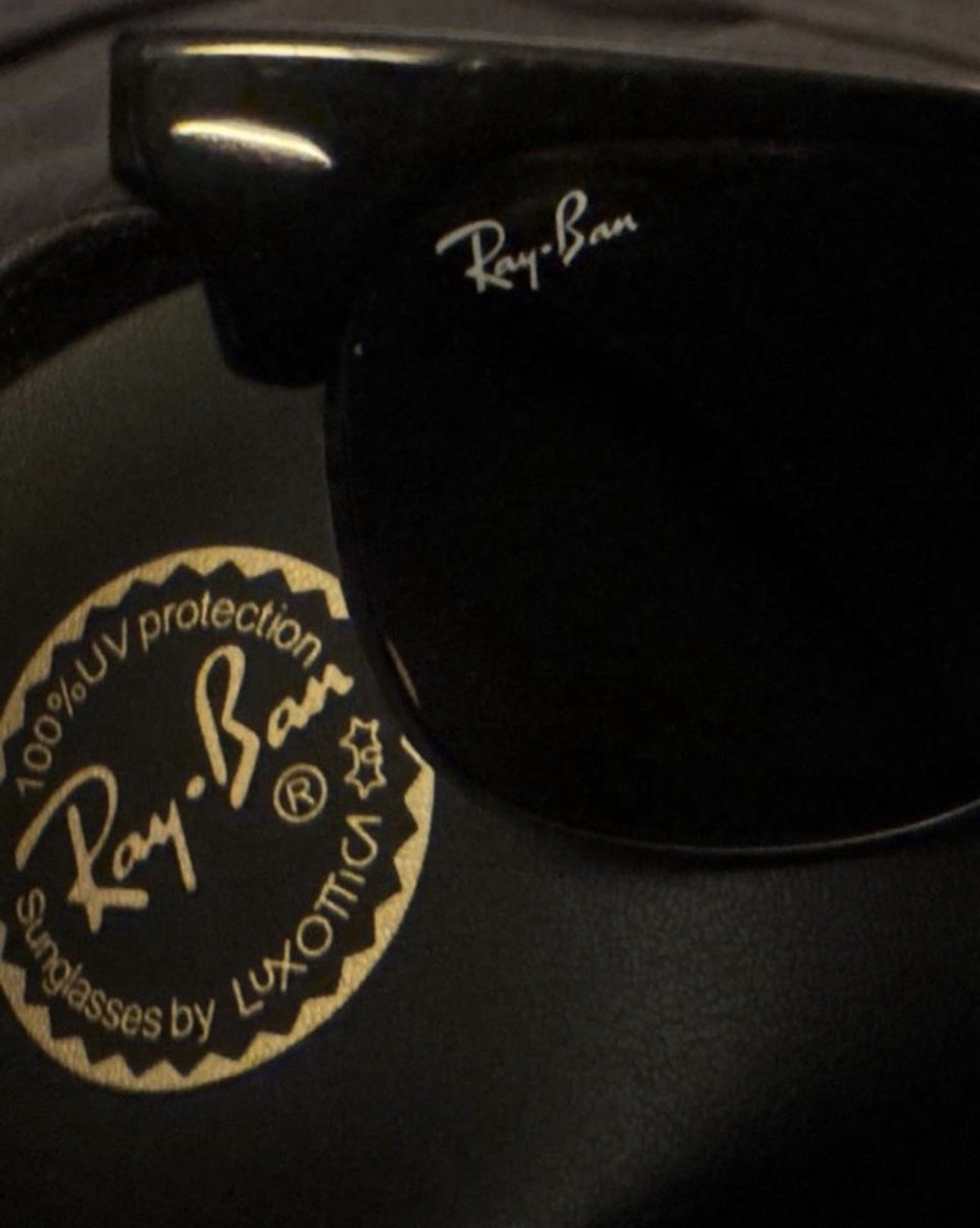Ray-Ban Clubmaster RB3016 Black Frame/Black Glass Lenses 140mm Temples