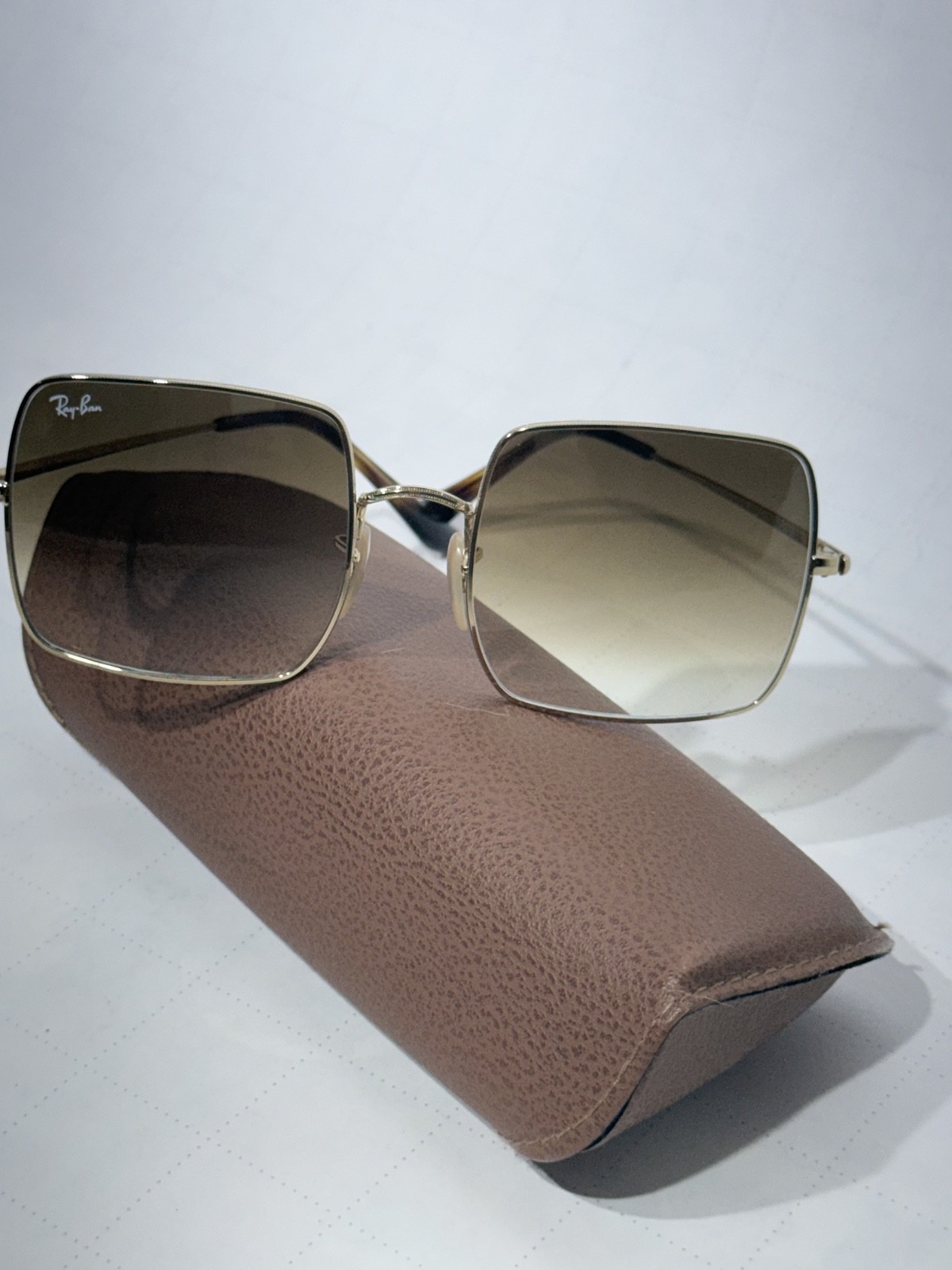Ray-Ban 54mm Brown Gradient Square Sunglasses