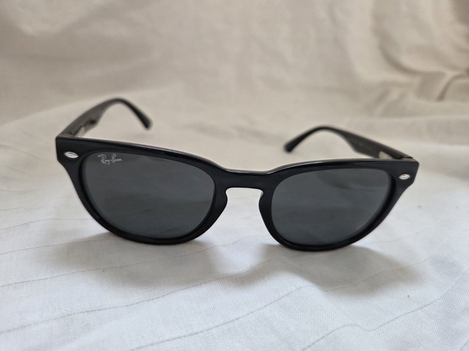Ray-Ban RB 4140 Black/Black Wayfarer Sunglasses