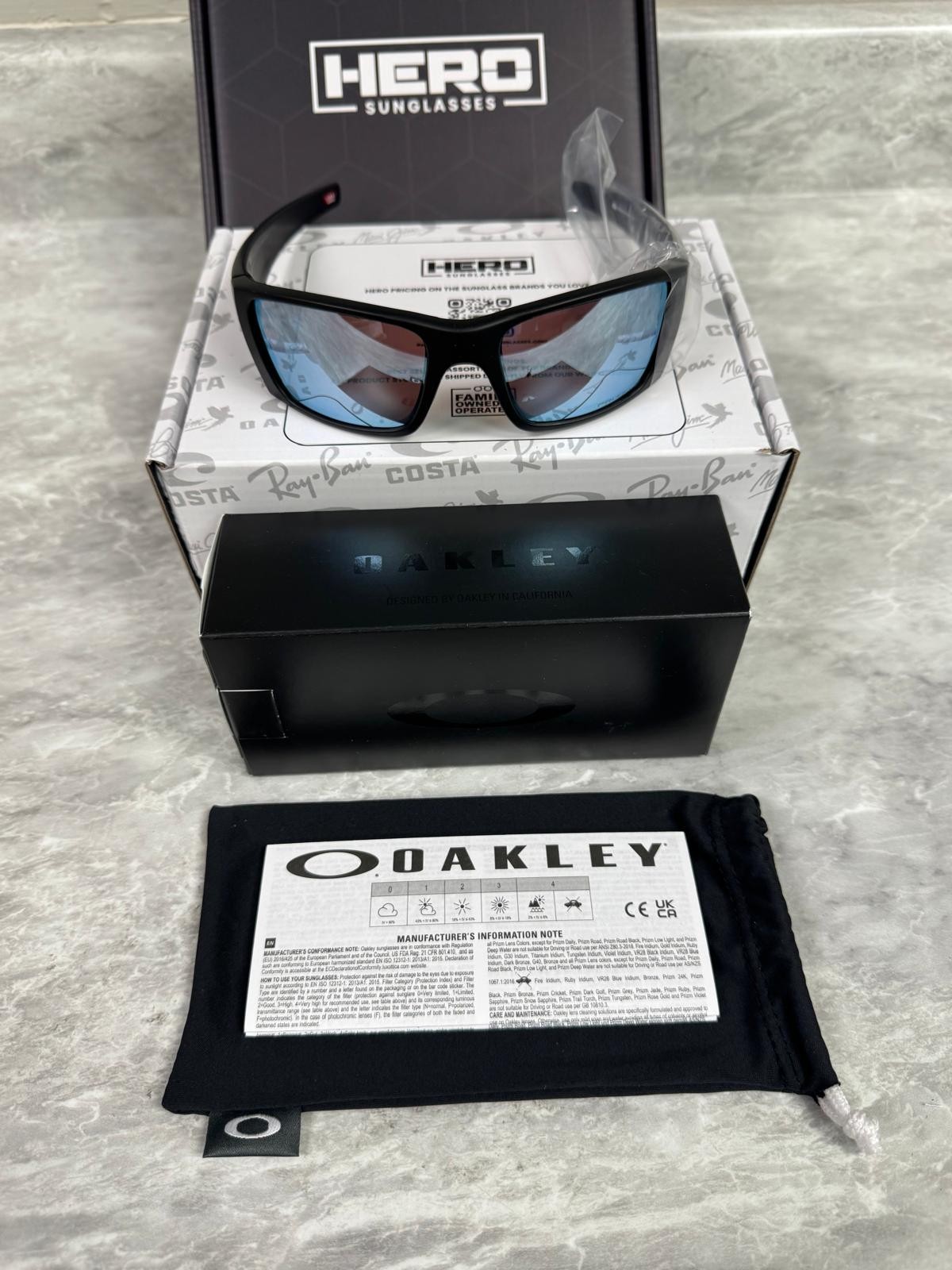 OAKLEY | NEW | FUEL CELL | 9096 – D8 | MATTE BLACK | PRIZM DEEP WATER
