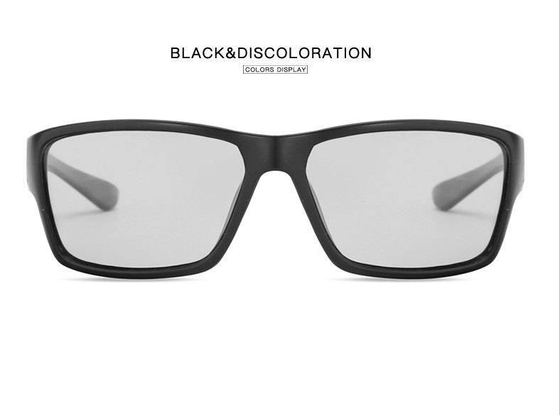 Men Photochromic Polarized Sunglasses Outdoor Transition Lens Driving Glasses
