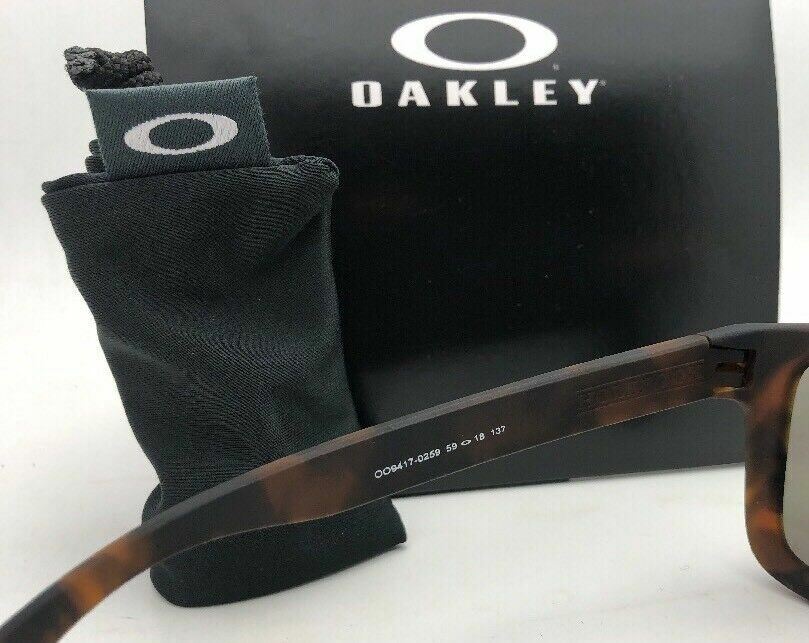 OAKLEY Sunglasses HOLBROOK XL OO9417-0259 Brown Tortoise w/ PRIZM Black Iridium