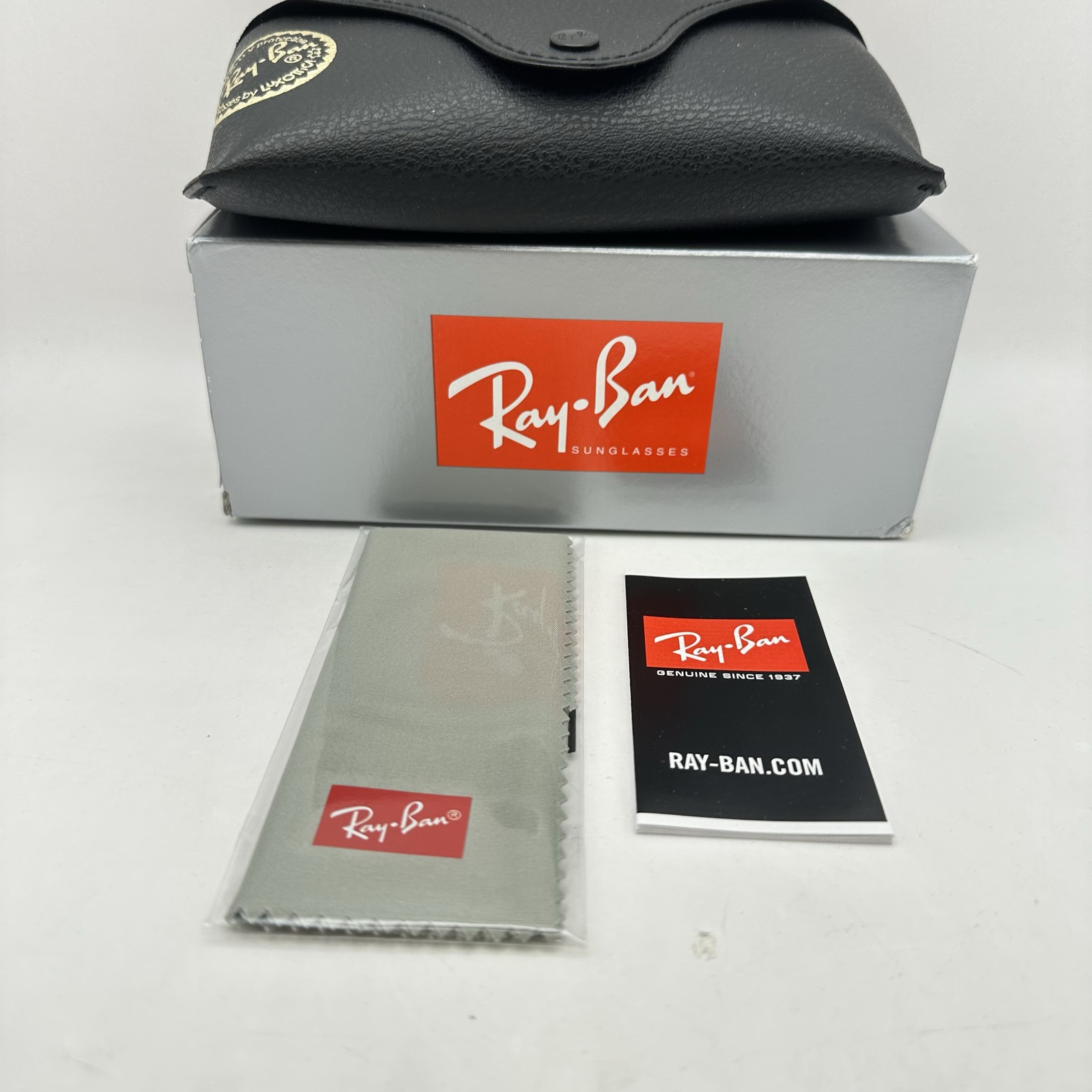 Ray Ban Mens Irregular Aviator Polar Sunglasses RB3663 Black/Green