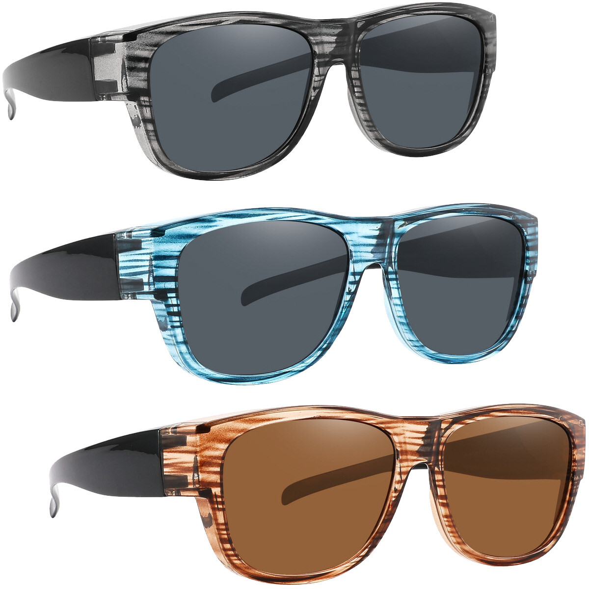 FIT OVER POLARIZED SUNGLASSES OVER THE TOP SUNGLASSES FITOVER MENS WOMENS USA