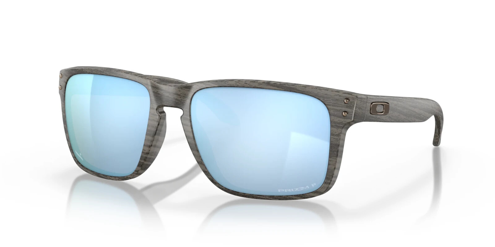 NEW Oakley HOLBROOK XL Woodgrain Polarized Deep Water PRIZM H2O Sunglass 9417-19