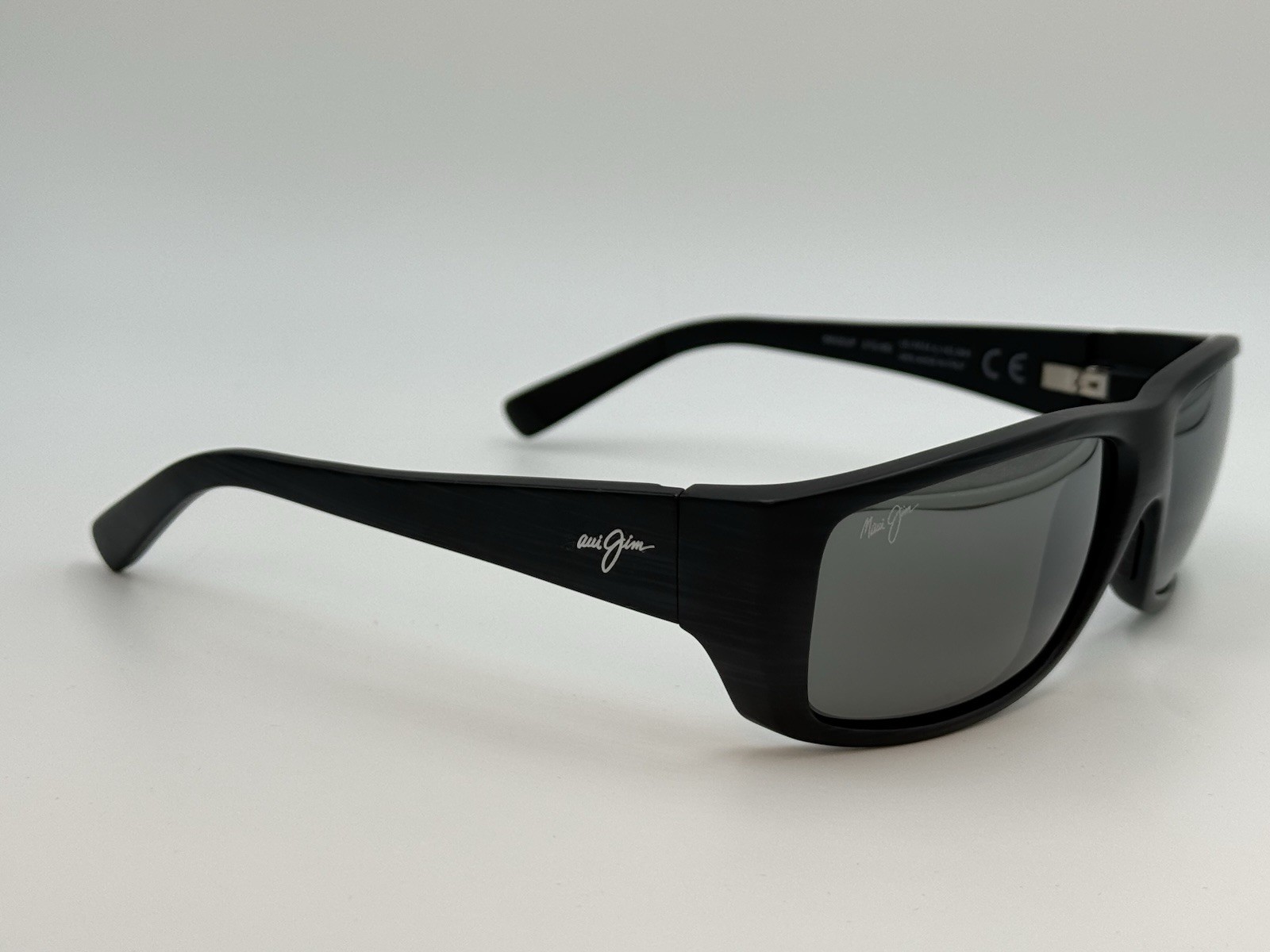 MAUI JIM WASSUP MJ123-02W Woodgrain/ Neutral gray POLARIZED AUTHENTIC ITALY