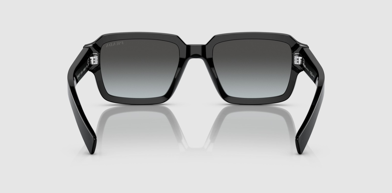 PRADA PR 02ZSF 1AB06T Black Graphite Sfumato Cristallo 54 mm Men’s Sunglasses
