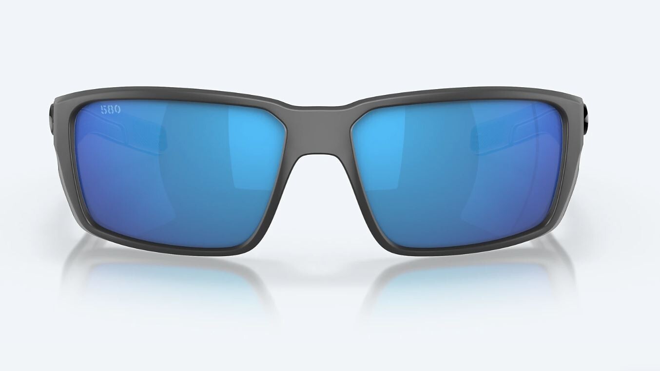Costa Del Mar Fantail PRO Matte Gray / Blue Mirror Polarized Glass 580G – NEW