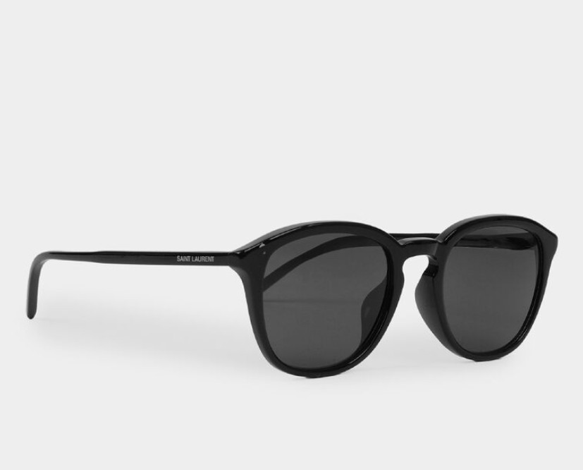 Saint Laurent SL 782 K 001 Black Asian Fit Sunglasses Authentic Italy