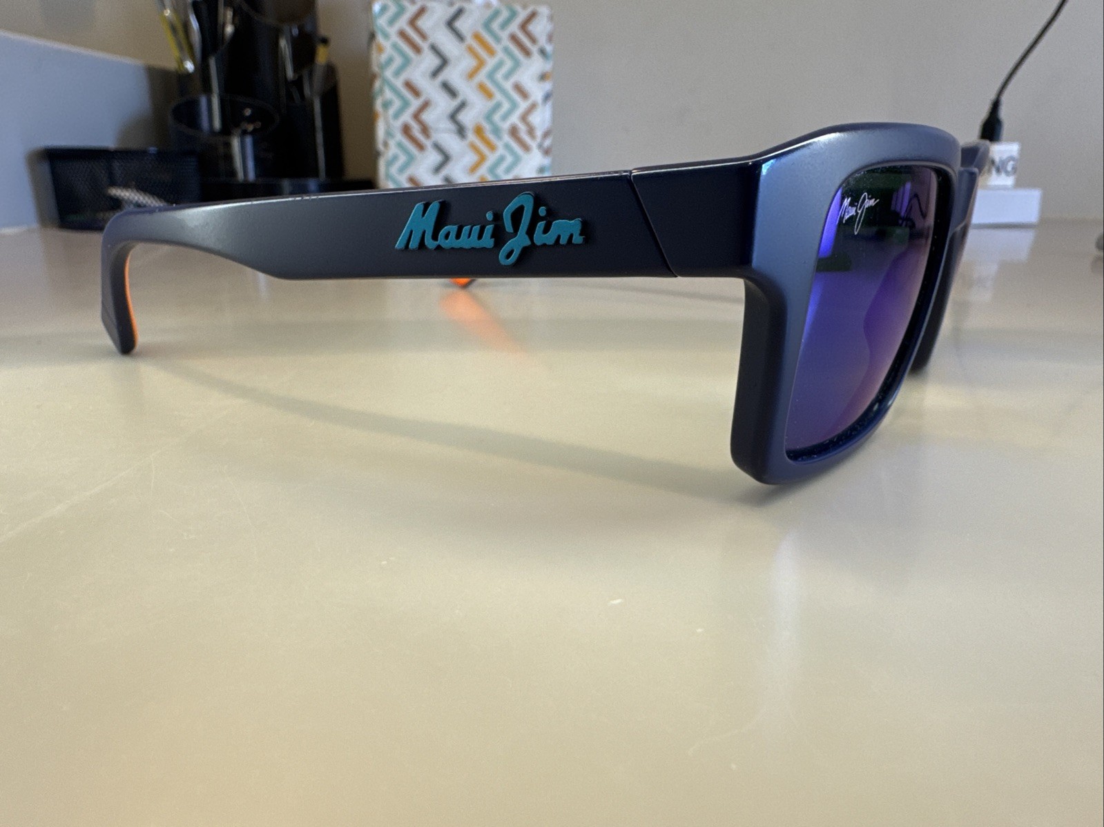MAUI JIM KAHIKO MJ B635-03 MATTE DARK BLUE HAWAII UNISEX Frames Only #176