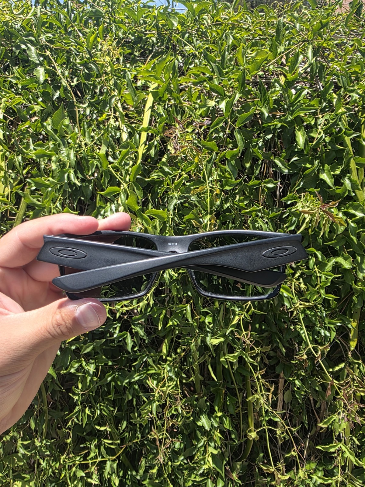 Oakley Twentysix.2 Men’s Rectangle Sunglasses Black Mirrored Lightweight