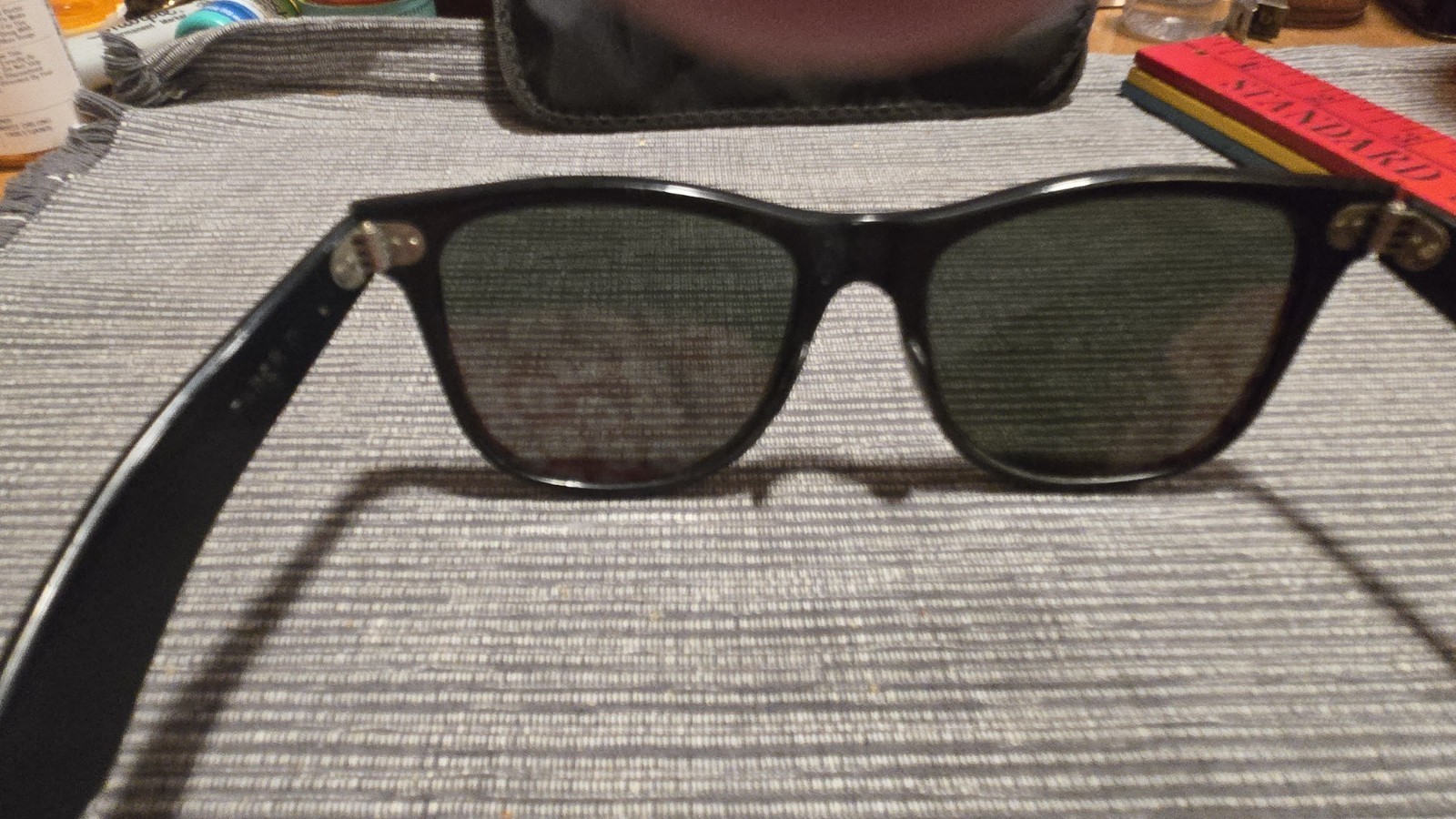Vintage B&L Ray Ban Wayfarer II 2 Bausch & Lomb Sunglasses Made In USA Black