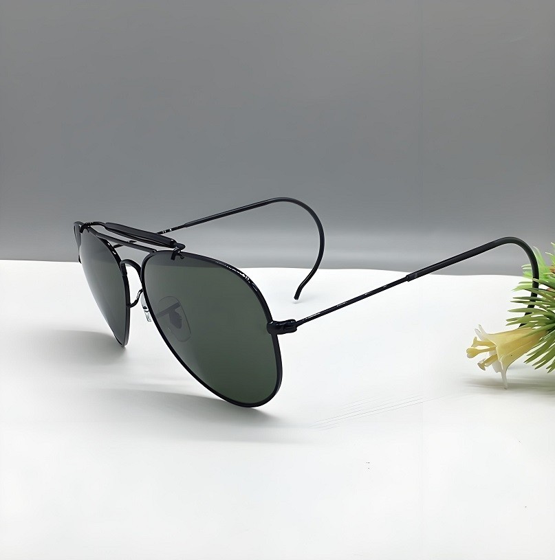 HOT GREEN RB3030 RAY-BAN OUTDOORSMAN SUNGLASSES KT-9542