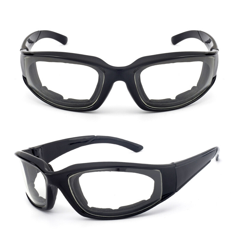 Motorcycle Sunglasses Bike Riding Glasses Clear Lens Wind Resistant Anti Fog Len