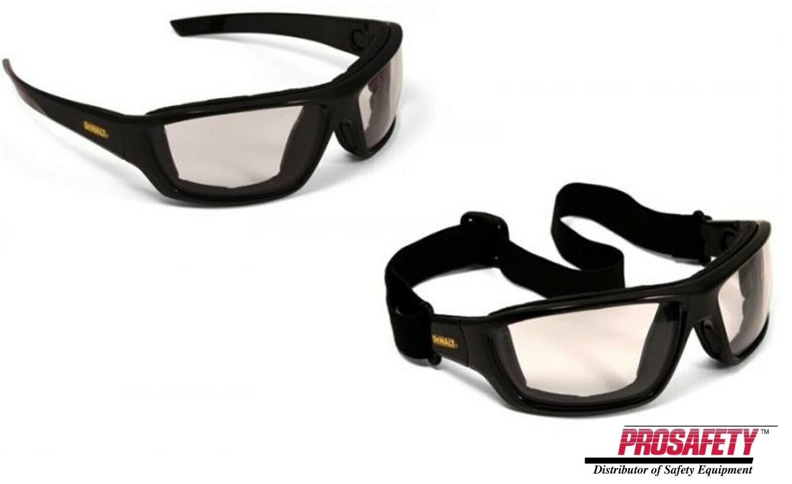 DeWalt Padded ANTI FOG Protective Safety Glasses UV ANSI Z87+ Sport Work Eyewear