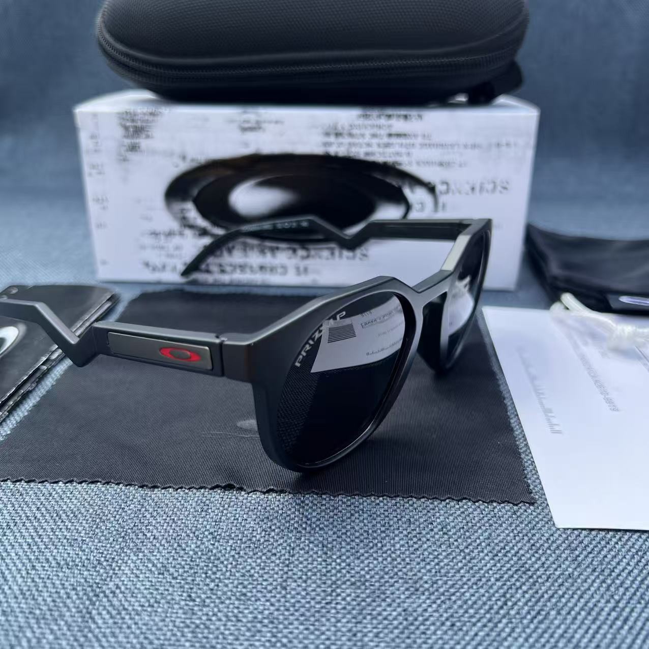Oakley OO 9464 Hstn Matte Black Prizm Black Unisex Womens Mens Sunglasses
