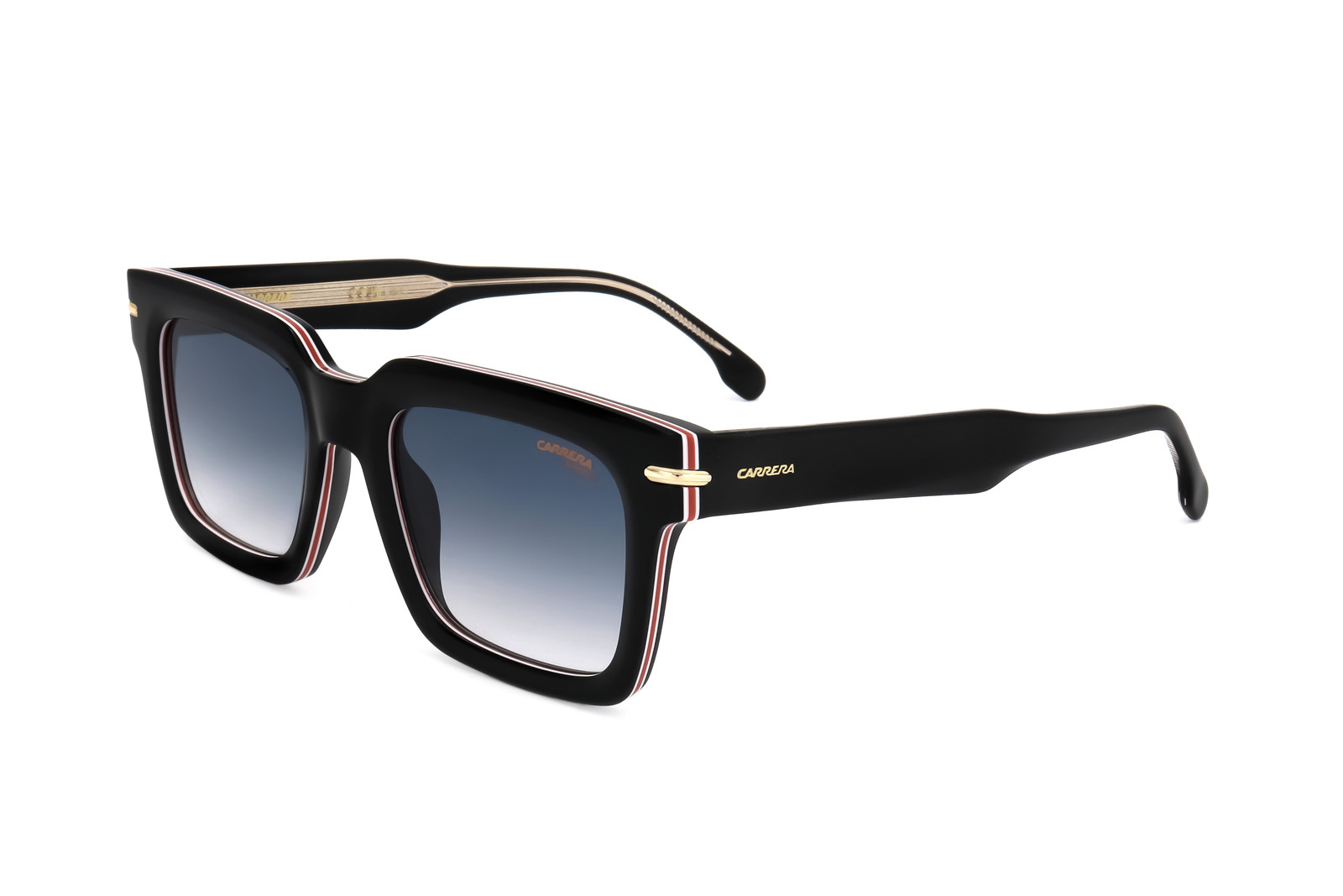 Carrera Men’s 52 mm Striped Black Sunglasses CARRERA316-S-M4P-52