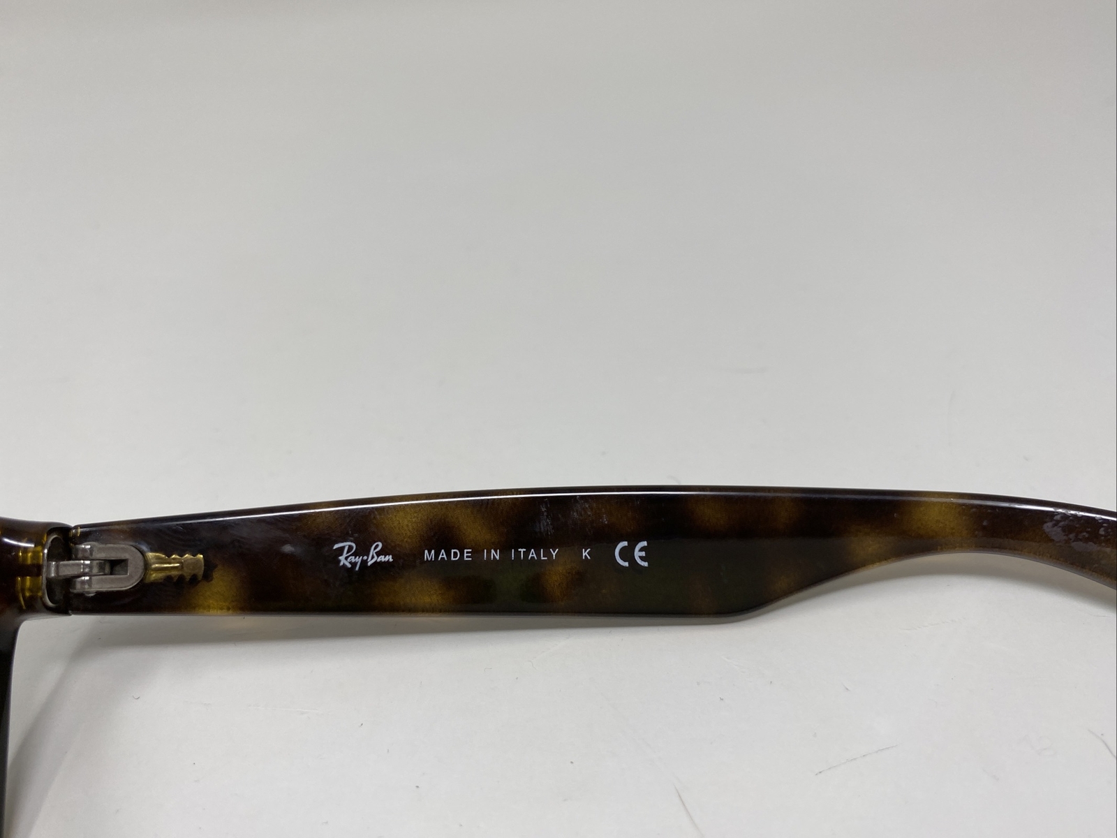 RAY BAN NEW WAYFARER RB2132 710 GLOSSY TORTOISE 55/18 55mm ITALY BQ90