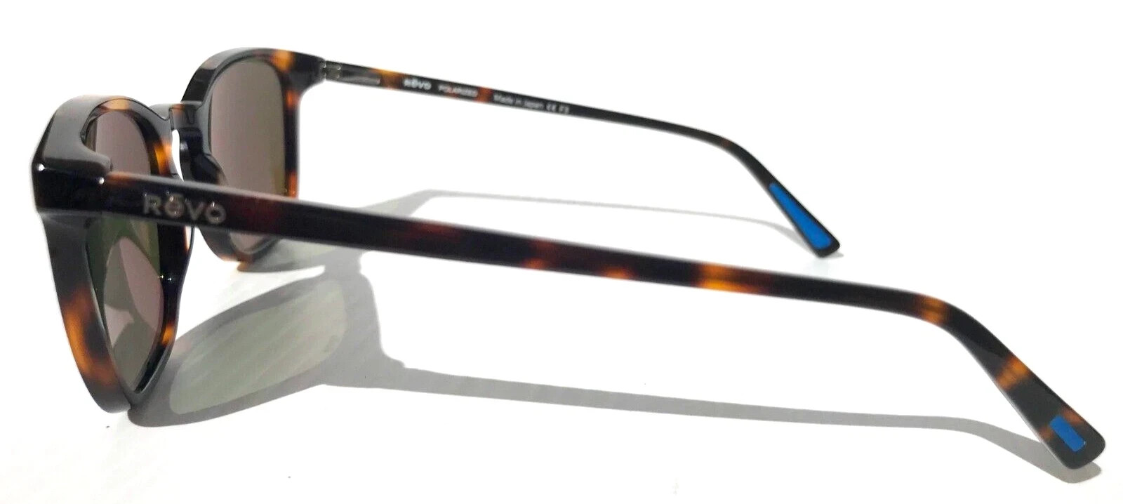 Revo Sunglasses WATSON Tortoise Frame / Blue Water POLARIZED GLASS Lens RE1129