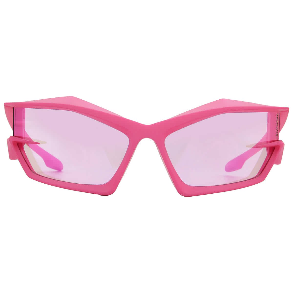 Givenchy Pink Flash Mirror Irregular Men’s Sunglasses GV40049I 73Y 69