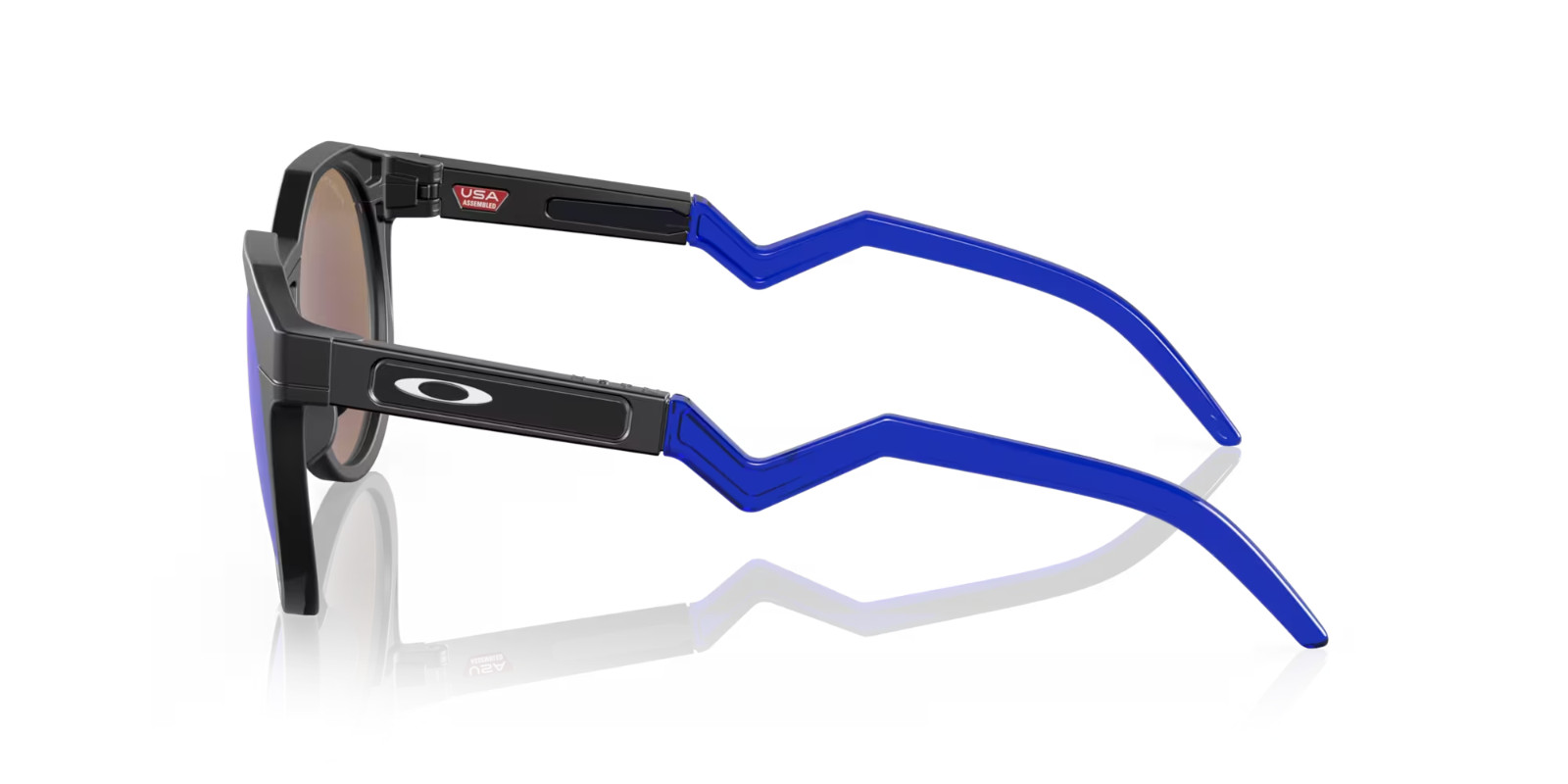 Oakley POLARIZED Sunglasses HSTN OO9242-0452 Black Frame Blue Prizm Sapphire