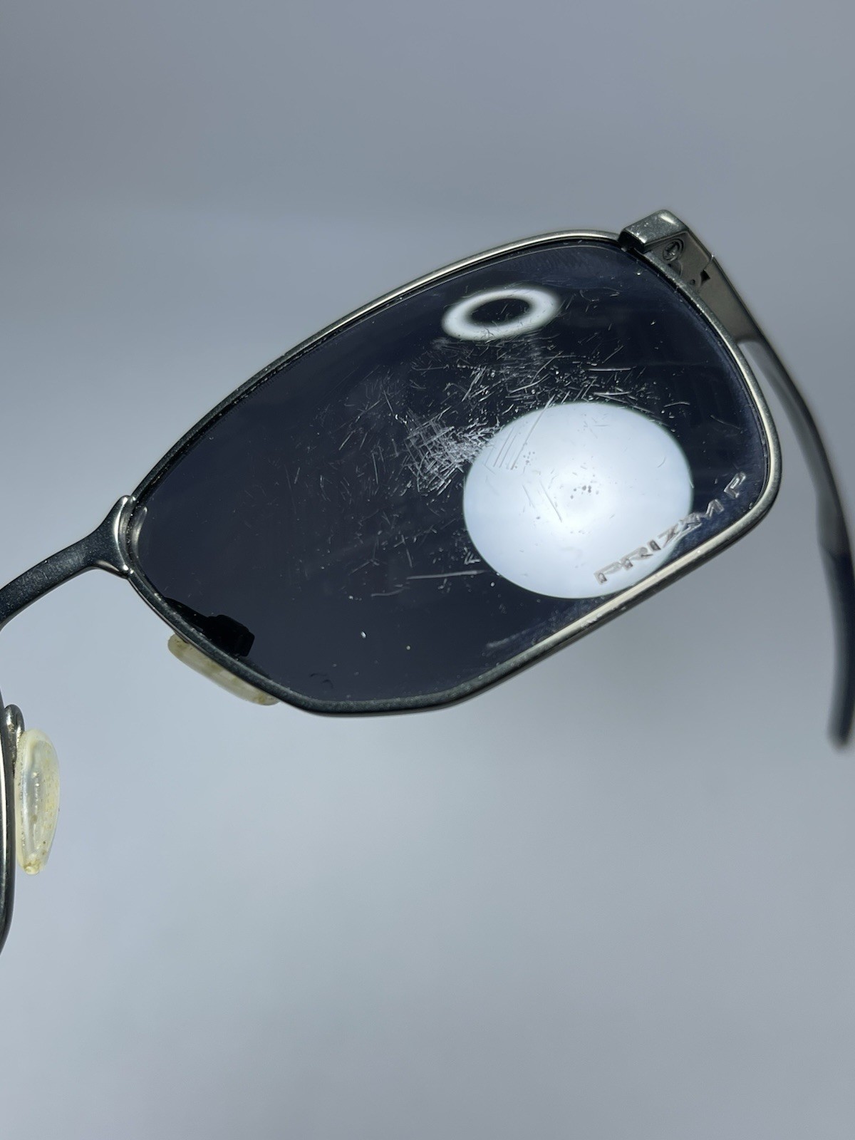 Oakley EJECTOR Sunglasses OO4142-0358 Polar Prizm Gray, Gunmetal FRAMES