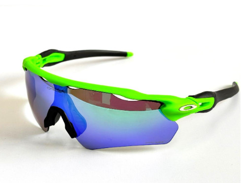 Oakley Radar EV Patn OO9208 Sunglasses Green Frame Black Foot Green Polarization