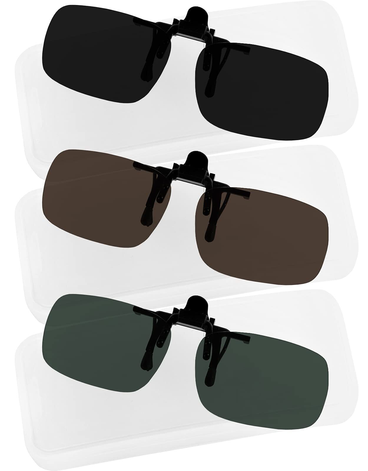 Yogo Vision Clip on Sunglasses for Men Women Clip-on Over Prescription