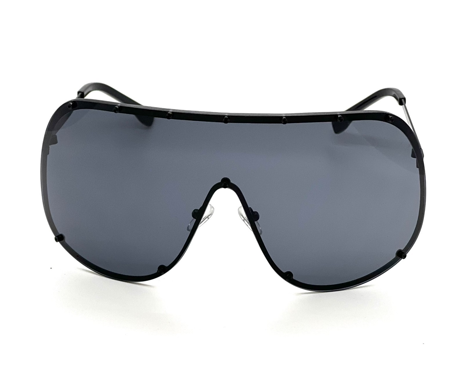 Fashion Oversized Luxury Sunglasses for Women Men One-piece Lens Frame Uv400 New