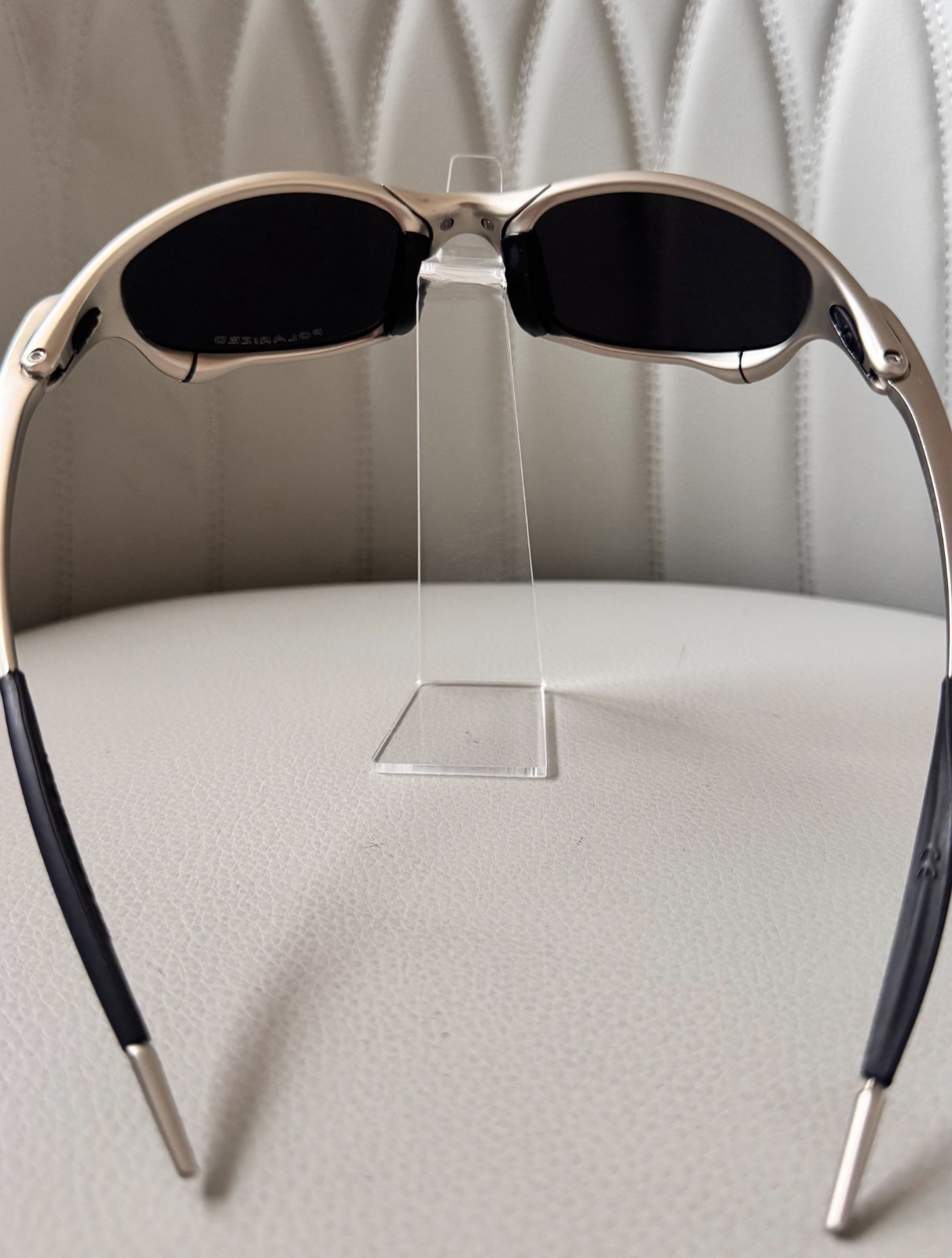 Oakley Juliet 1.0 X Gold-plated Frame. Mercury-colored Polarized Lens. Retro Sil