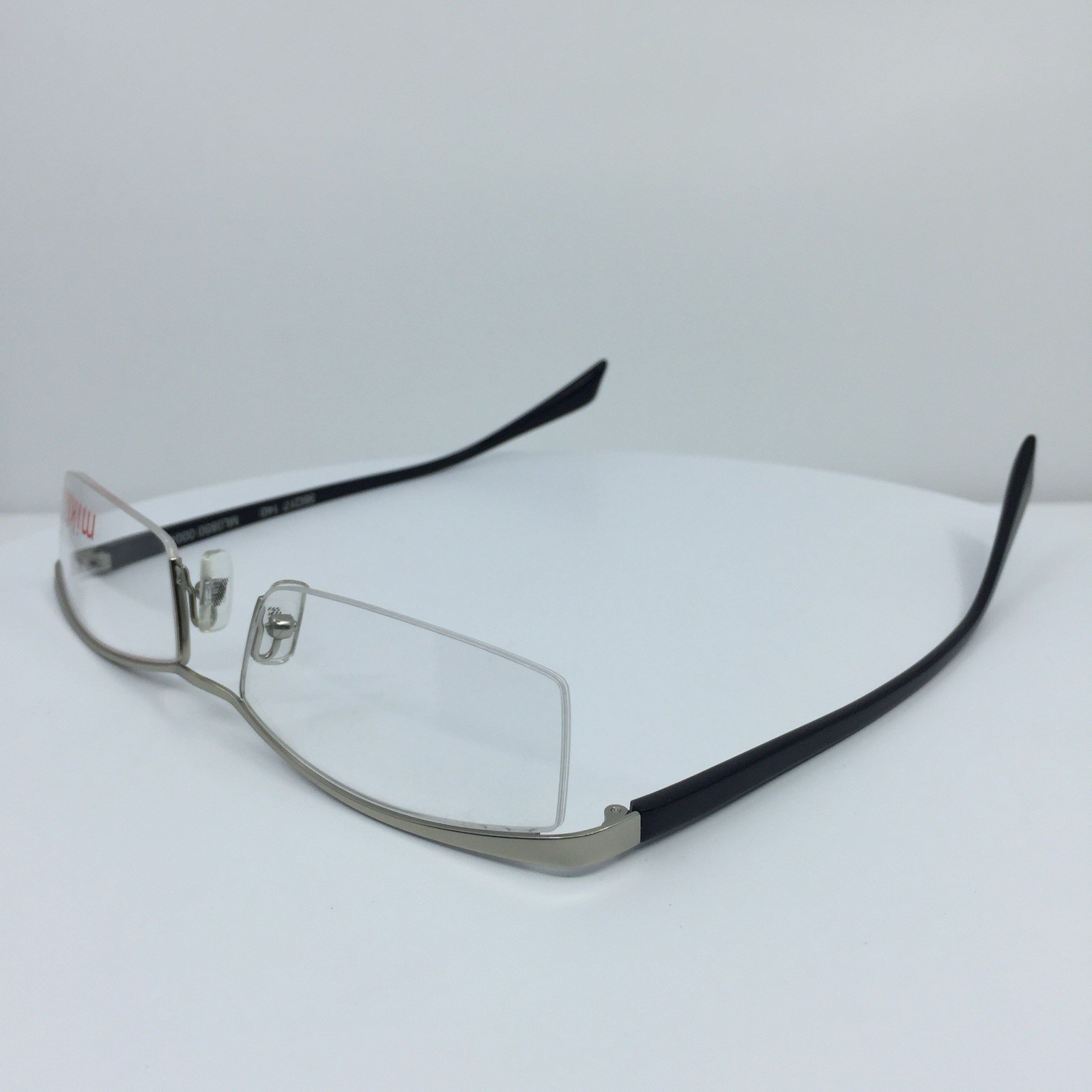 NEW Vintage MIKLI ML 0850 0004 Eyeglasses ML 0850 C. 0004 Silver & Black 56-17mm
