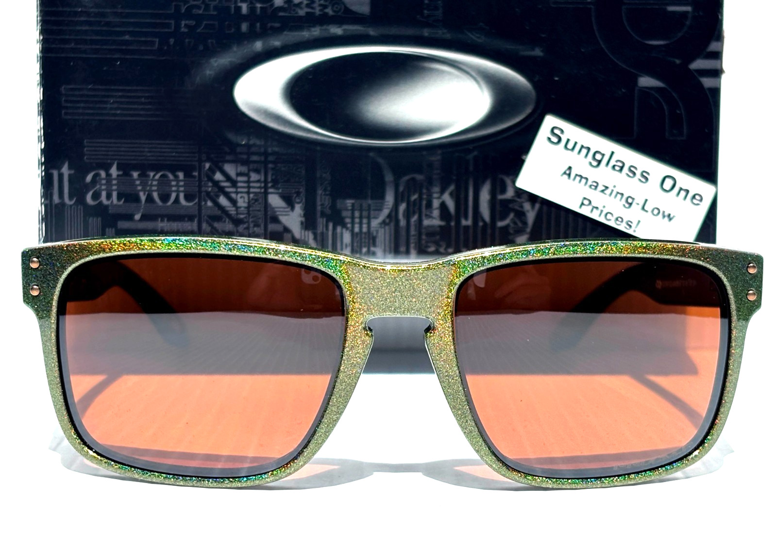 Oakley HOLBROOK Fern Spacedust POLARIZED PRIZM Tungsten Lens Sunglass 9102-AN