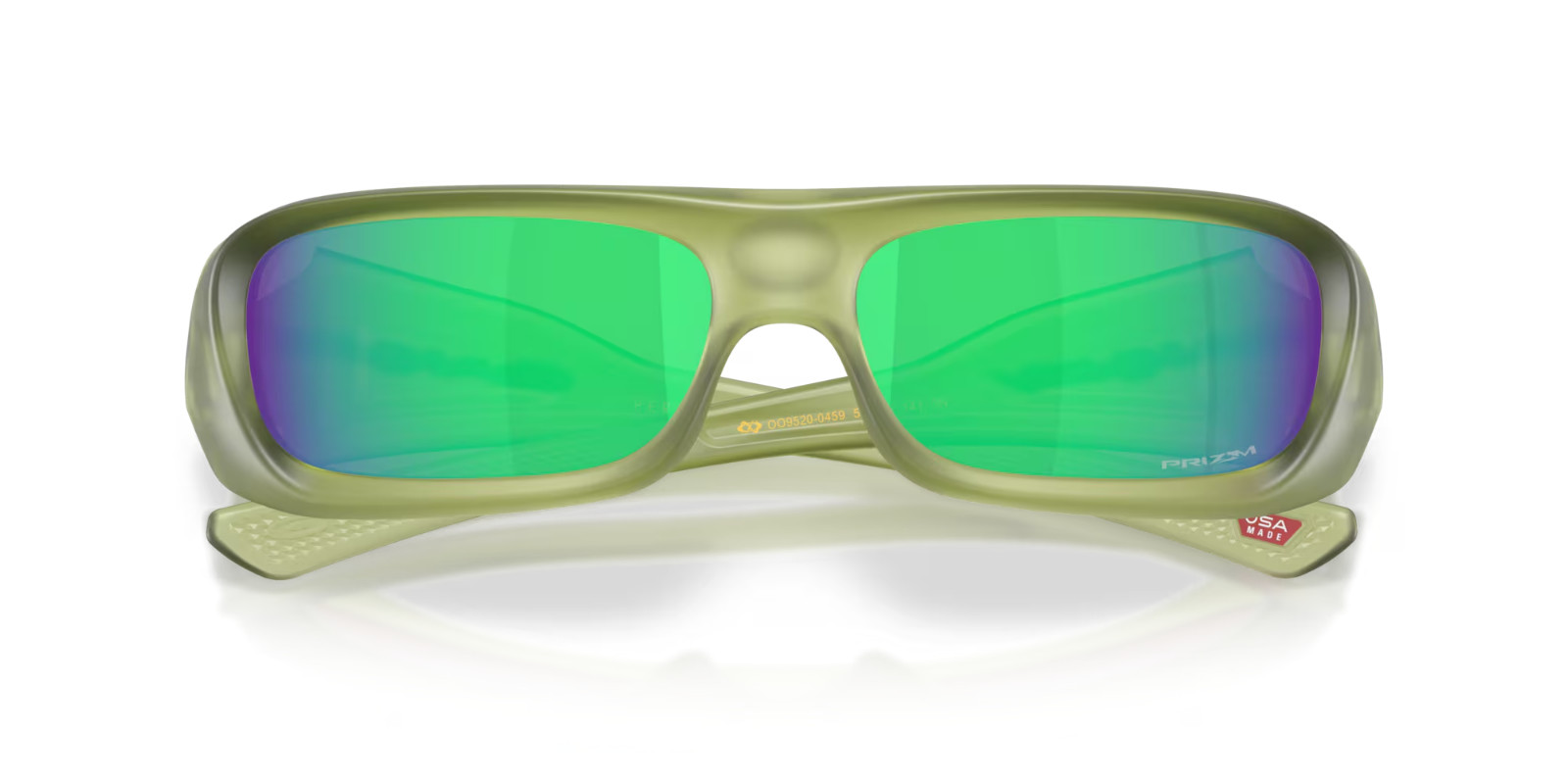 Oakley PERMIAN Sunglasses OO9520-0459 Matte Transparent Fern W/ PRIZM Jade Lens