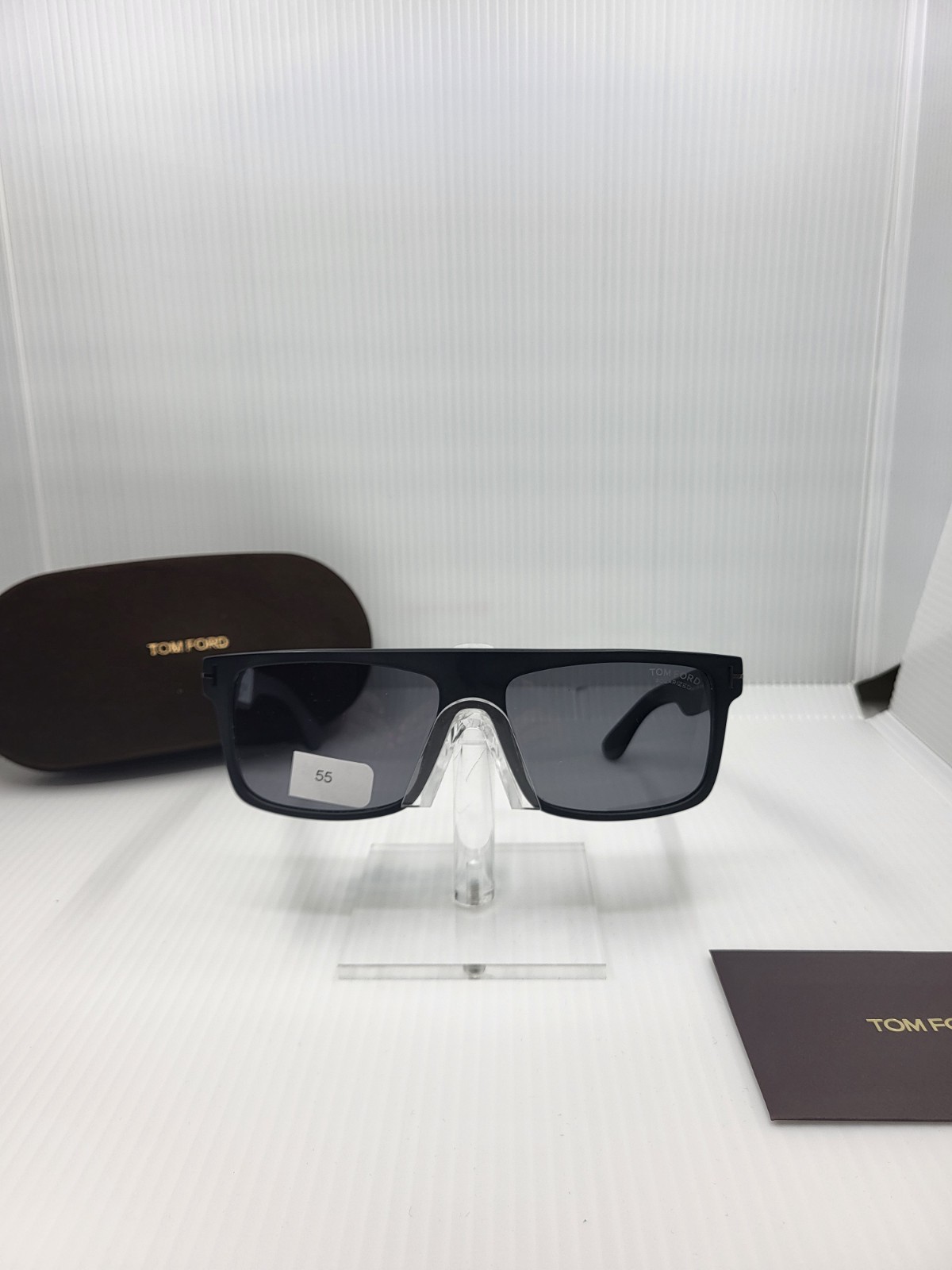 Tom Ford Philippe Polarized Smoke Browline Men’s Sunglasses