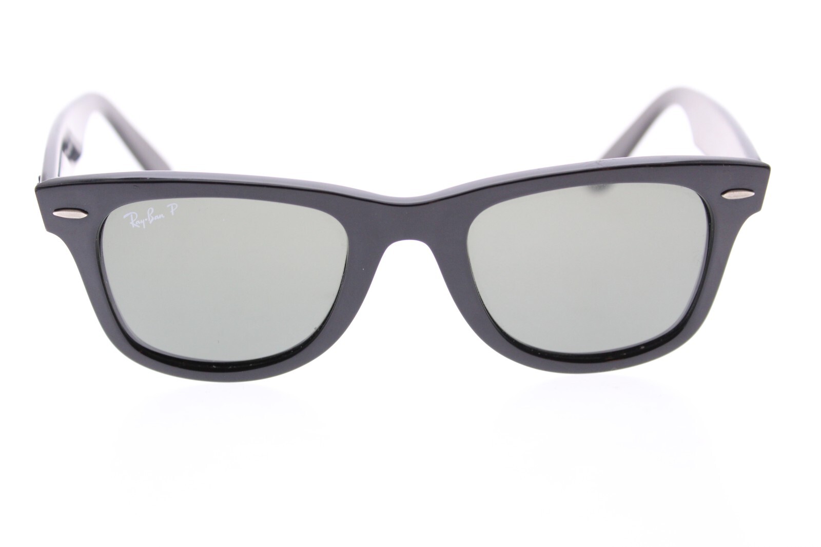Ray-Ban Wayfarer Ease Black/Green Polarized G-15 RB4340 601/58 Size 50/22-150 mm