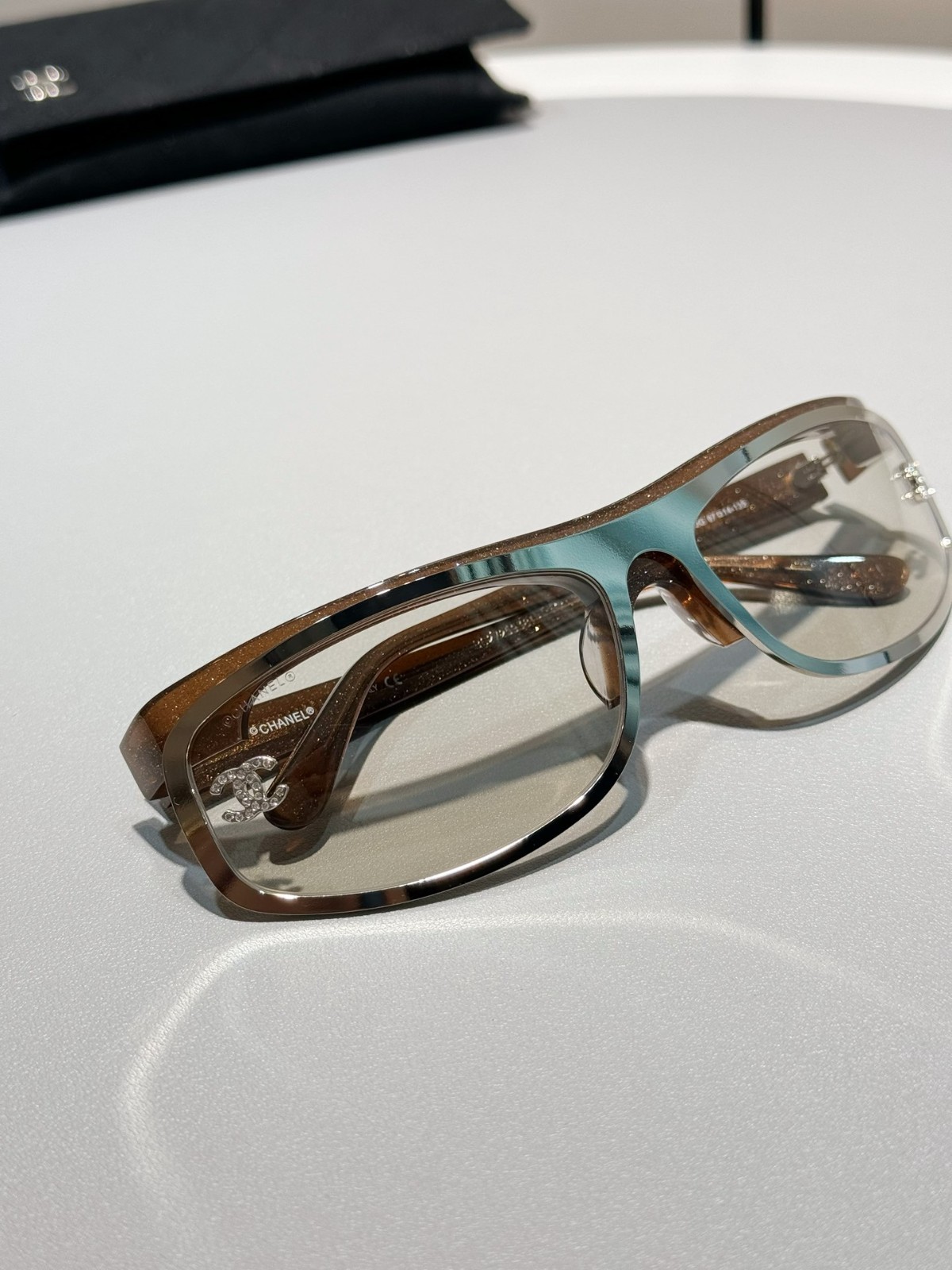 Futuristic Wrap Around Sunglasses Women Sport Goggles Translucent Frame Tinted L
