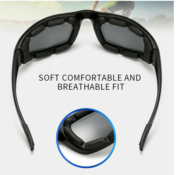 1 pairs Motorcycle Sports Biker Riding Glasses Wind Resistant Eye Protection Spo