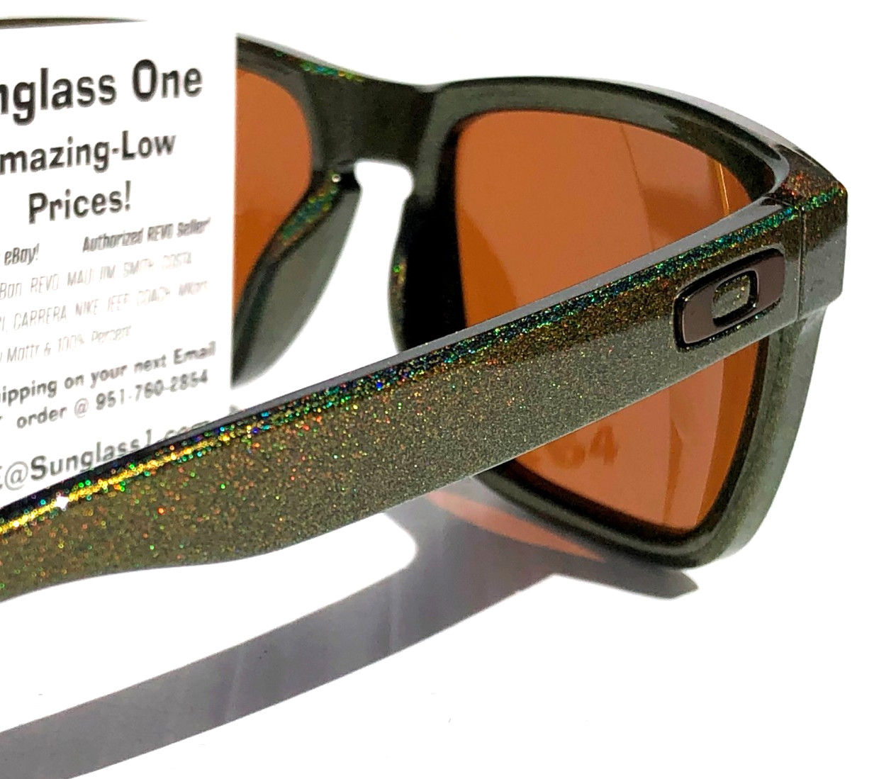 Oakley HOLBROOK Fern Spacedust POLARIZED PRIZM Tungsten Lens Sunglass 9102-AN