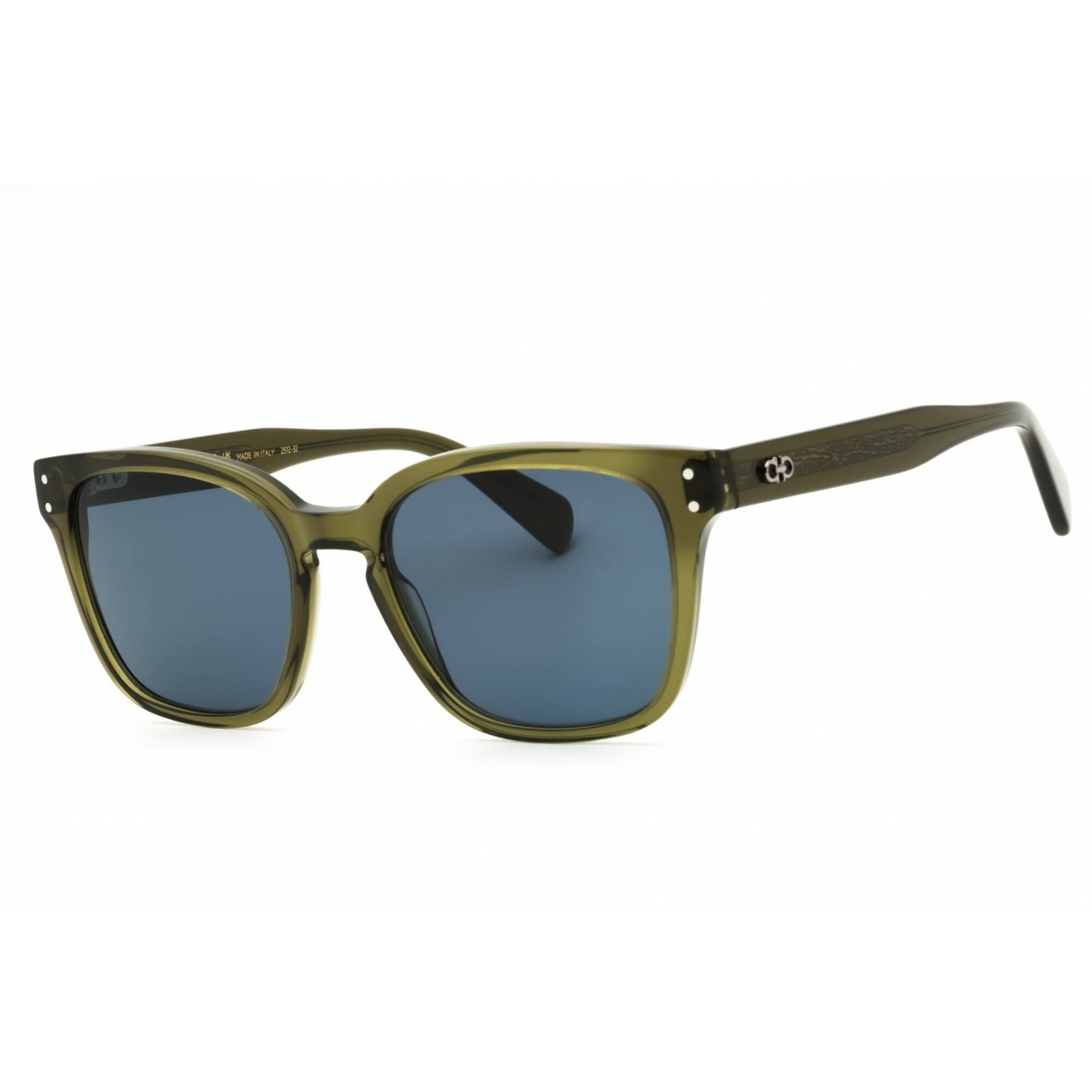 Salvatore Ferragamo Men’s Sunglasses Transparent Khaki Acetate SF1040SCP 320