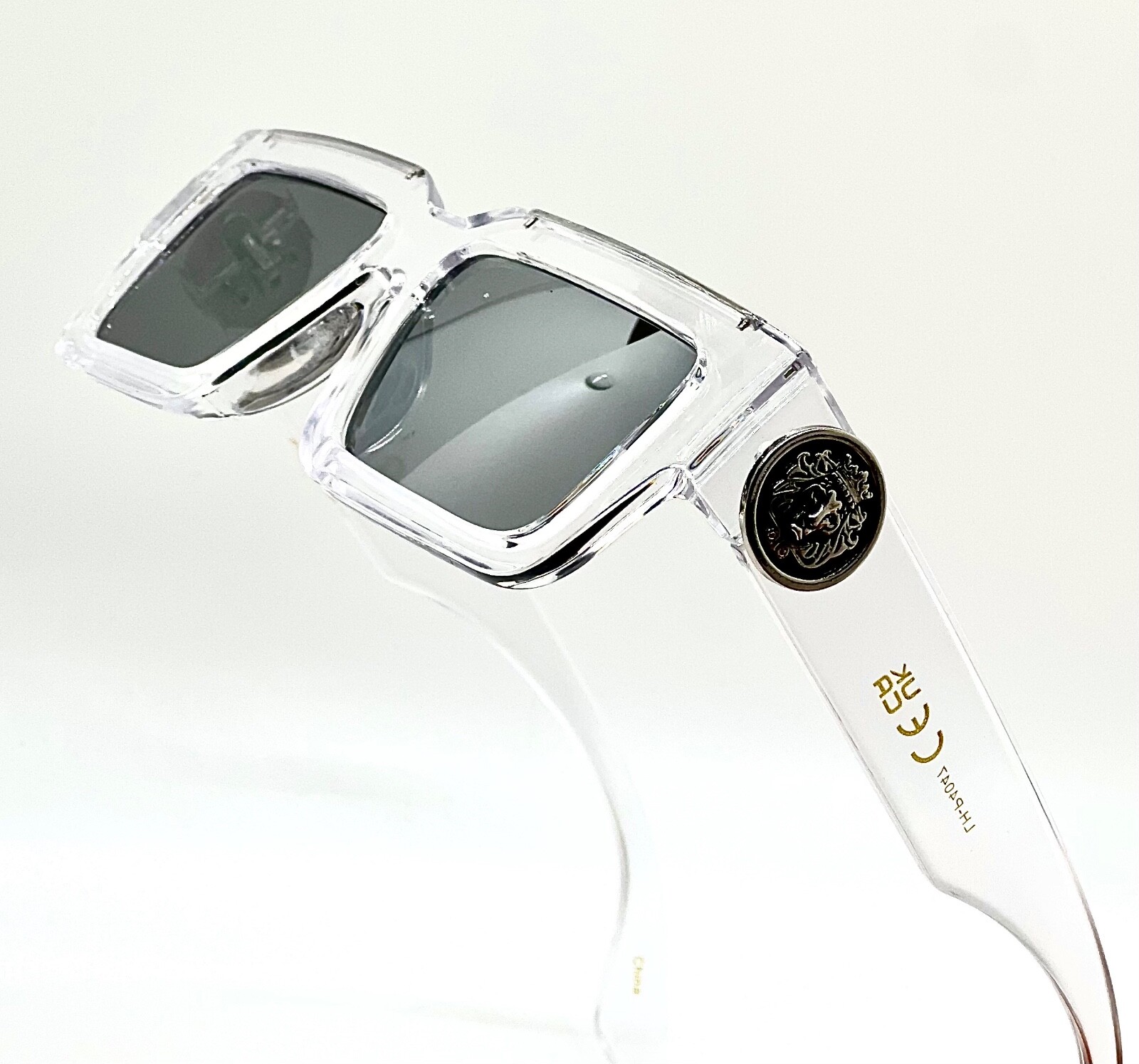 MEN GOLD LION HEAD MEDALLION SUNGLASSES CLASSIC CASUAL RETRO DESIGNER OUTDOOR