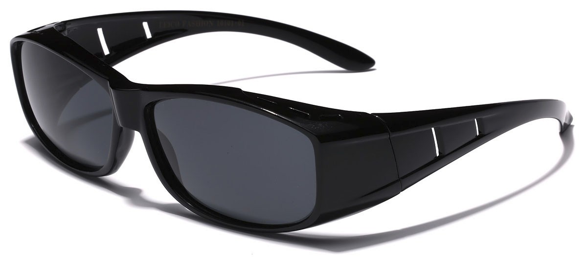 Medium POLARIZED Sunglasses FIT OVER Prescription RX Eye glasses for Men Women