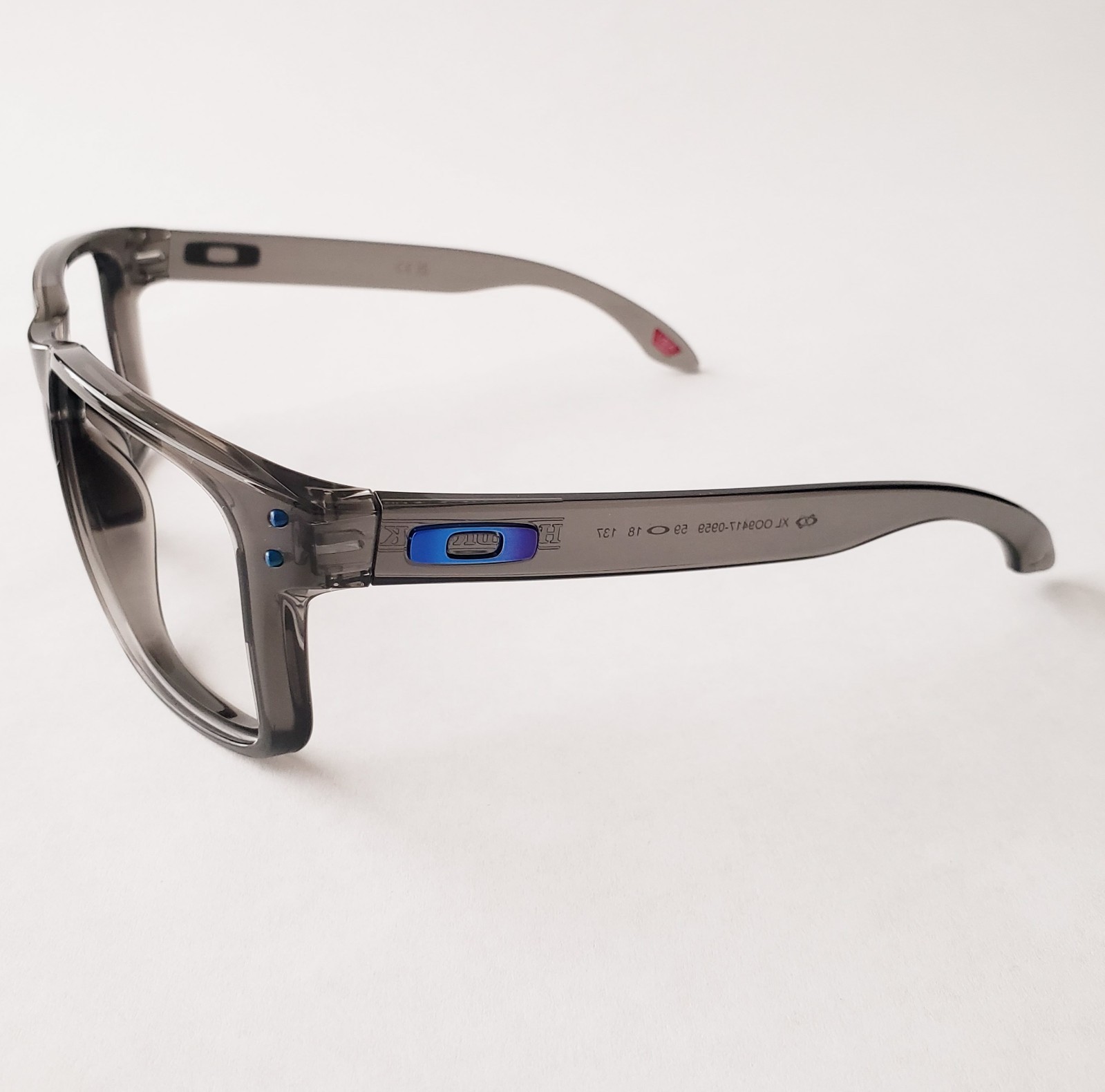 Oakley Holbrook XL Grey Smoke Blue Icons Replacement Frame Only Authentic OO9417
