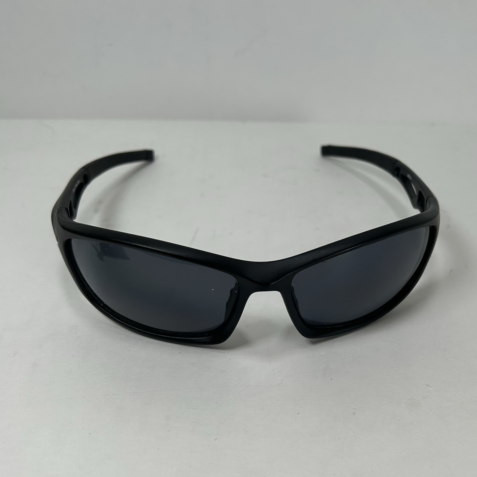RIVBOS Men’s Polarized Sunglasses Wrap Lightweight Sports Black Frame Black Lens