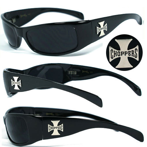 Mens Choppers Outdoors Bikers Sports Motocycle Sunglasses – Black C11