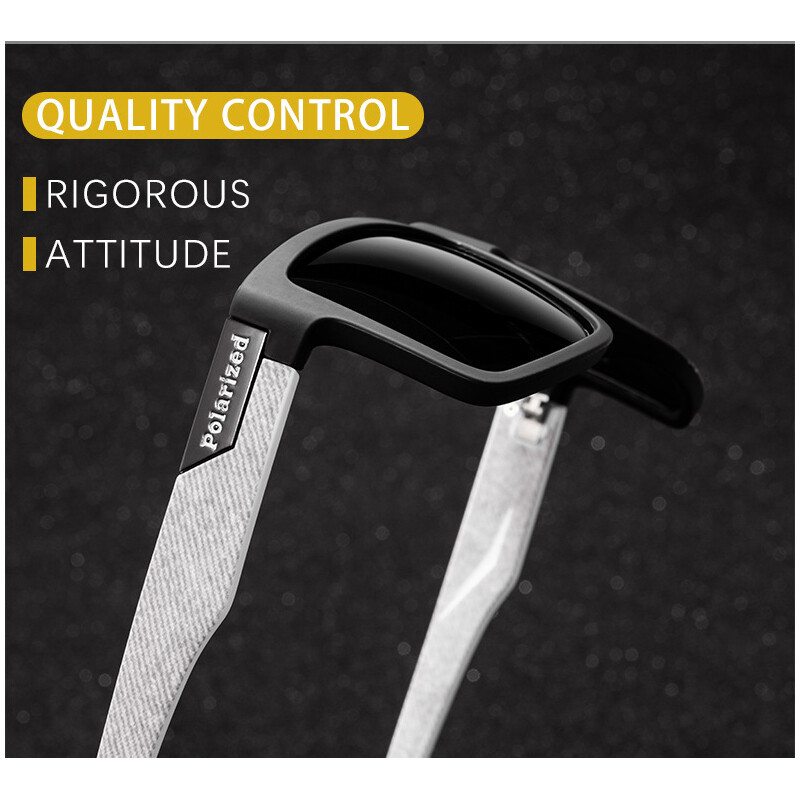 Square Polarized Sunglasses UV Protection Men Outdoor Sports Driving Sun Glasses